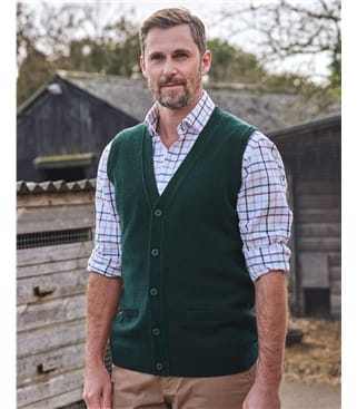 Mens Lambswool Waistcoat