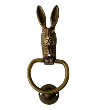 Cast Iron Hare Door Knocker