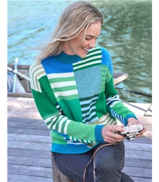 Hotchpotch Colour Block Jumper