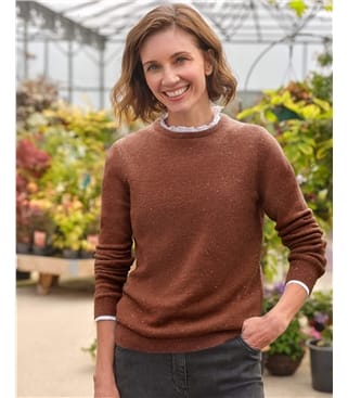 Womens Lambswool Crew