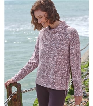 Valley Cowl Neck Boxy Sweatshirt