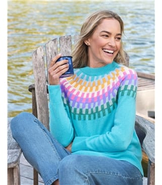 Pullover mit Geo-Muster