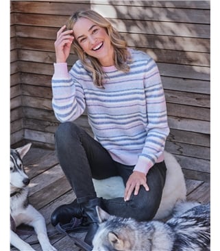 Soft Marled Stripe Jumper