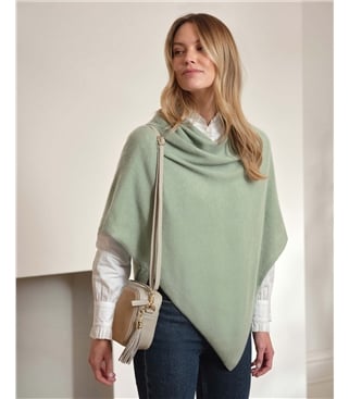 Organic Cashmere Gassato Poncho