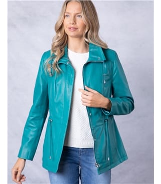 Levens Leather Field Jacket