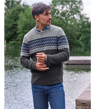 Colour Block Fairisle Jumper