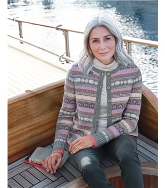 jeans woolovers aran cardigan