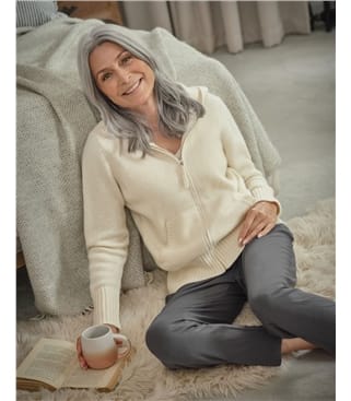 Cardigan zippé