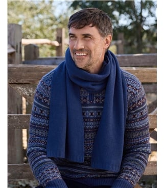 Écharpe essentielle - Homme - Laine d’agneau