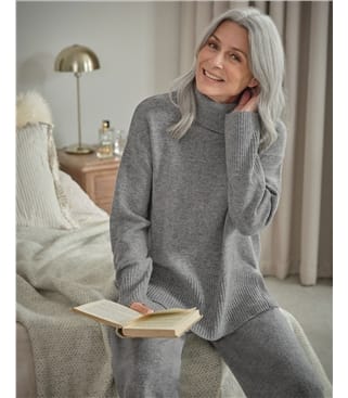 Boxy High Neck Jumper
