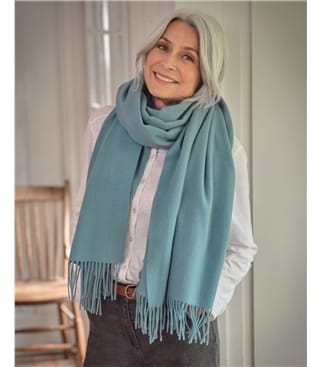 Écharpe à franges - Femme - Pure Laine