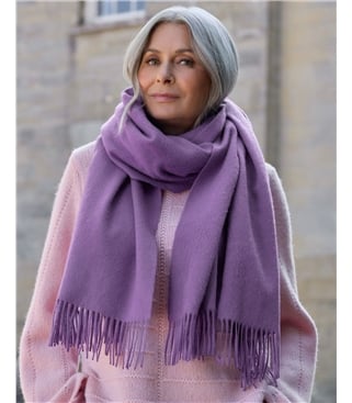 Écharpe à franges - Femme - Pure Laine