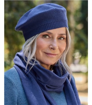 Cashmere Merino Beret