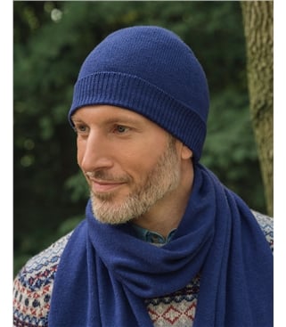 Mens Cashmere Merino Hat
