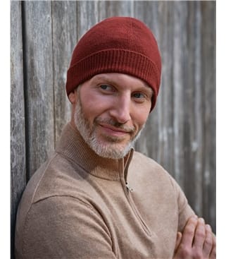 Mens Cashmere Merino Hat