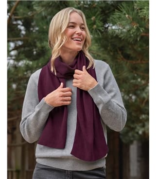 Cashmere Merino Rippenschal