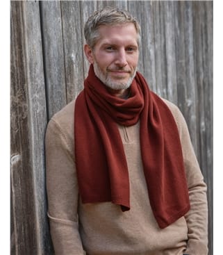 Mens Cashmere Merino Scarf