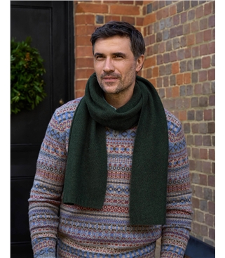 Mens Essential Lambswool Scarf