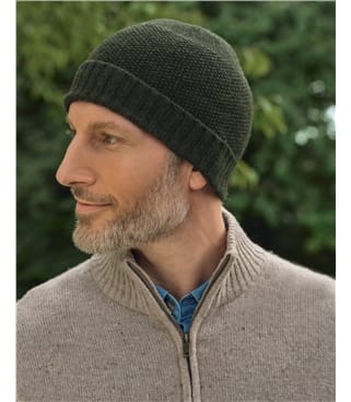 Bonnet en laine d'agneau essentiel pour hommes