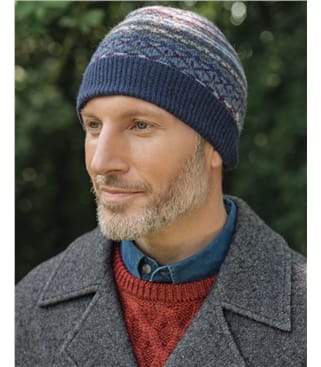Mens Fairisle Lambswool Hat