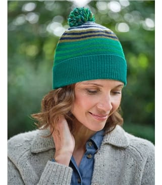 Multi Stripe Lambswool Hat