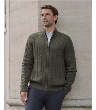 Navy/Grey | Wool Cashmere Milano Jacket | WoolOvers US