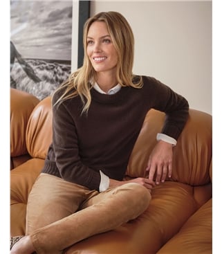 Cashmere Lofty Raglan Sleeve Jumper