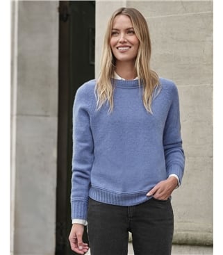 Cashmere Lofty Raglan Sleeve Sweater