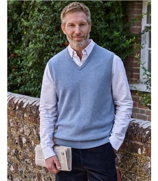 Mens Classic Lambswool Vest
