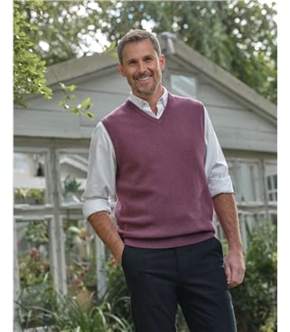 Mens Classic Lambswool Slipover