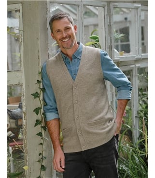 Gilet - Homme - Laine d’agneau certifiée 100% RWS