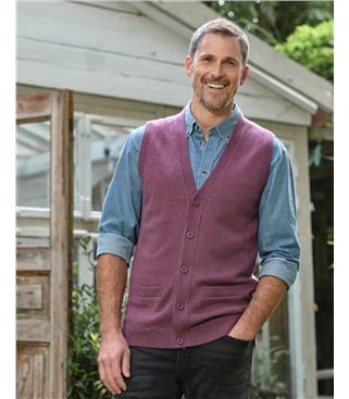 Gilet - Homme - Laine d’agneau certifiée 100% RWS