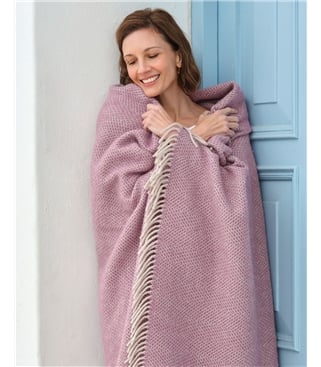 Pure Wool Beehive Throw