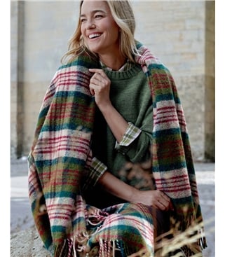 Traditional Pure Wool Throw