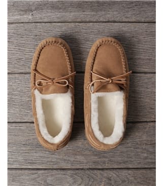 Moccasins für Damen mit fester Sohle