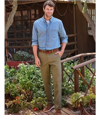 Leo Cotton Stretch Chino