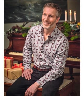 Printed Long Sleeve Shirt