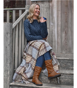 Pure Wool Small Blanket