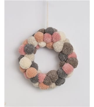 Pom Pom Wreath Large