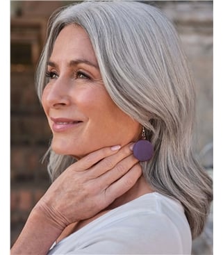 Ohrringe mit Scheibe