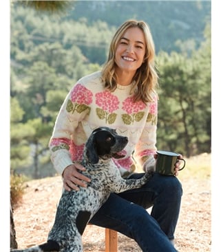 Hydrangea Pattern Jumper