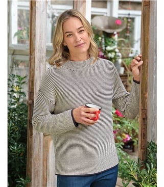 Funnel Neck Mono Stitch Jumper