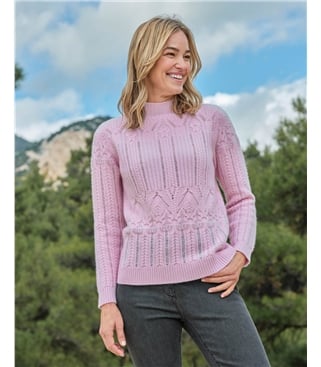 Turtle Neck Textured Jumper