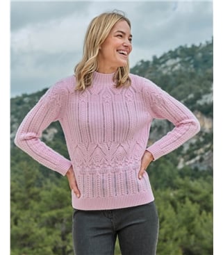 Turtle Neck Textured Jumper