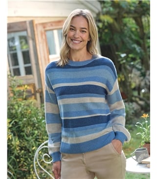 Blue Striped Jumper
