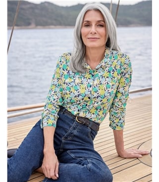 Jersey-Hemd aus Bio-Baumwollmischung