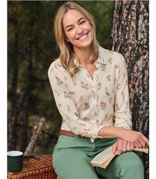 Jersey-Hemd aus Bio-Baumwollmischung