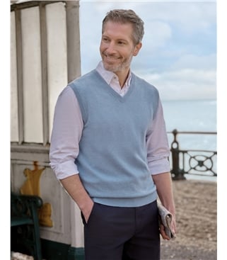 Cashmere and Merino Vest