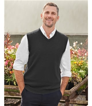 Cashmere and Merino Vest
