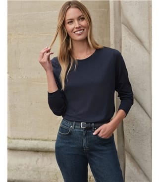 Long Sleeve Super Soft Cotton T Shirt